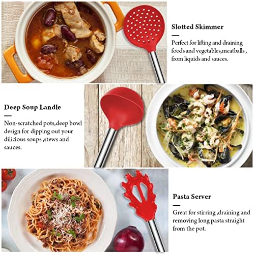 26 Pcs Kitchen Silicone Cooking Utensils Set - Image 5