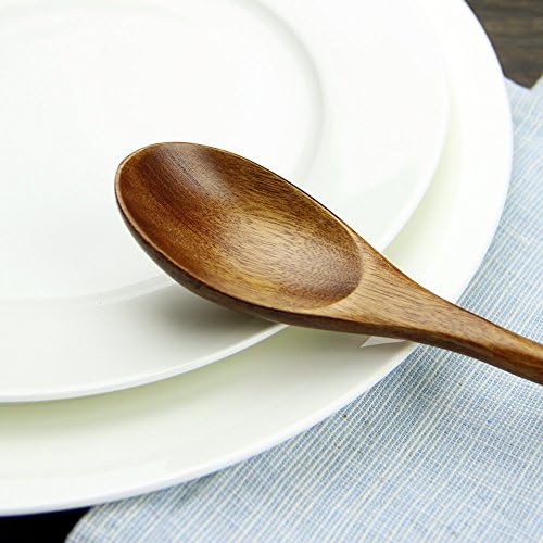 AOOSY 9 In Wooden Spoons for Eating - Image 4