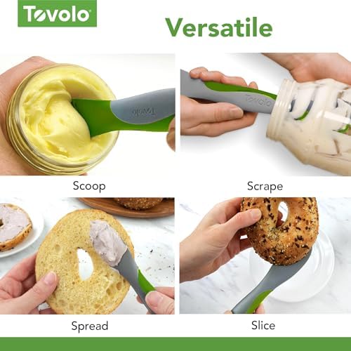 Tovolo Scoop and Spread Large Dual End Silicone Sandwich Spreader Tool - Image 4