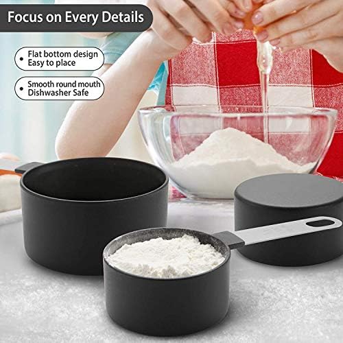 8 Pieces Measuring Cups and Spoons Set/Nesting Measuring Cups - Image 4