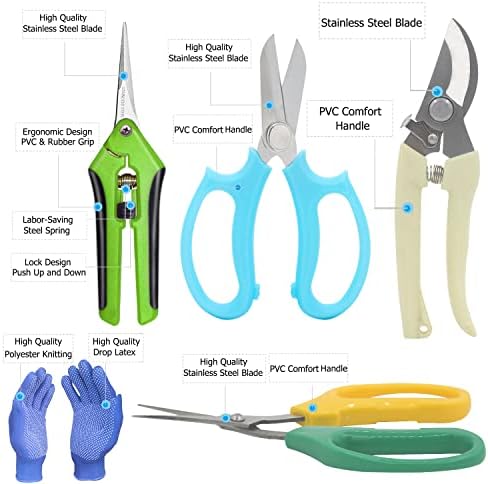 Garden Pruning Shears Garden Scissors Herb Scissors Florist Scissors Floral - Image 3
