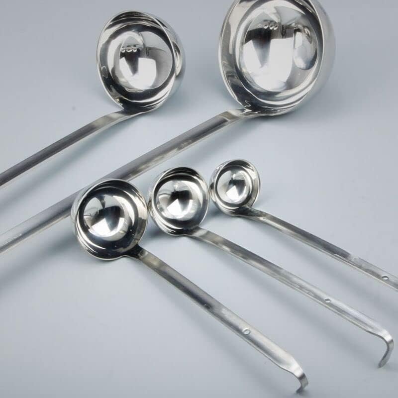 Stainless Steel Soup Ladle Set Long Handled Spoons - Image 5