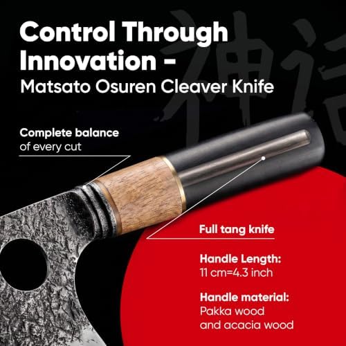 Matsato Osuren Meat Cleaver Knife - Image 5