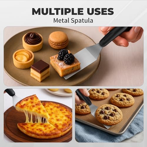 Stainless Steel Mini Spatula, Small Turners - Image 5
