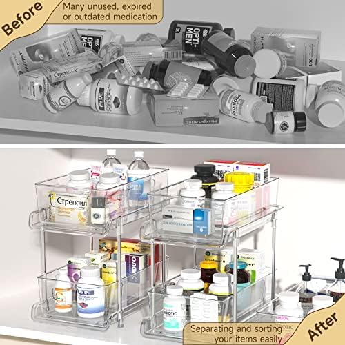 HIHEGD 2 Tier Bathroom Storage - Image 4