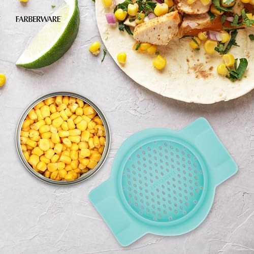 Farberware Classic Can Strainer and Colander, Aqua Sky - Image 6