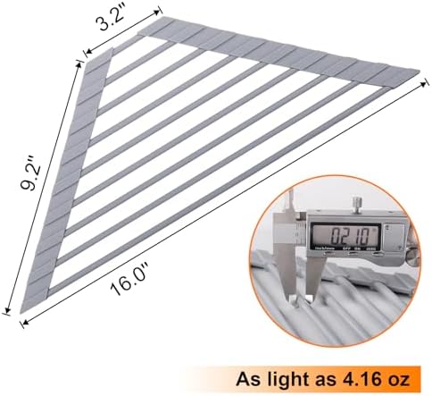 Triangle Roll Up Dish Drying Rack - Image 2