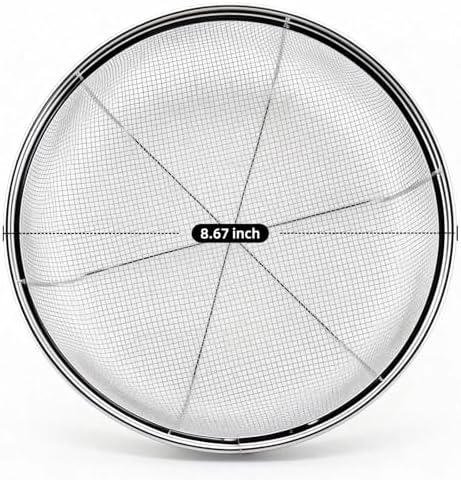 Fine Mesh Strainer for Kitchen, Stainless Steel Colander Bowl for Pasta - Image 4