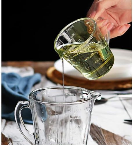 NOLLY Glass Measuring Jugs | Kitchen Baking Cups | 2.4L Measuring Cup | - Image 7