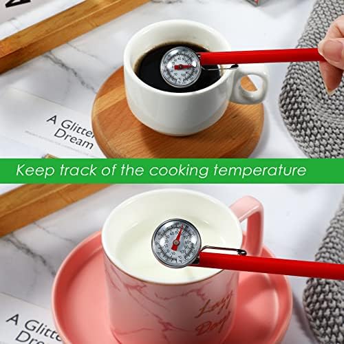 Xuhal 6 Pcs Stainless Steel Kitchen Dial Thermometer 5" - Image 4