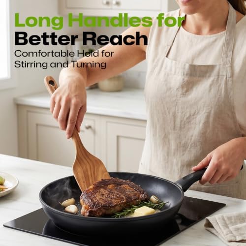 8-Piece Teak Wood Kitchen Utensils Set - Image 6