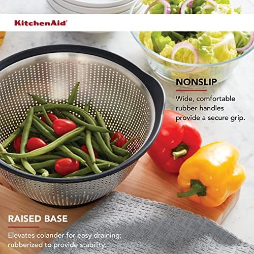 KitchenAid Stainless Steel Colander, 5 Quart - Image 4