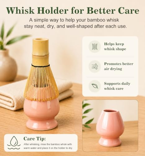Matcha Whisk Set, Ceramic Matcha Kit - Image 3