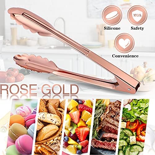 MSY BIGSUNNY 9 Inch Kitchen Food Tongs - Image 5