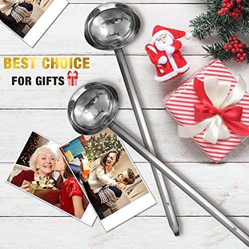 Meekoo 3 Pcs Stainless Steel Ladles Soup - Image 6