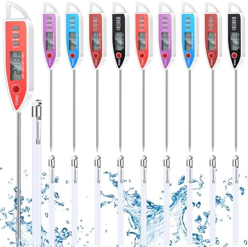 Copkim 10 Set Digital Food Thermometer Long Probe Instant by Copkim