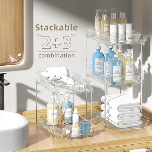 Sevenblue 4-Pack 2-Tier Under Sink Organizer - Image 3