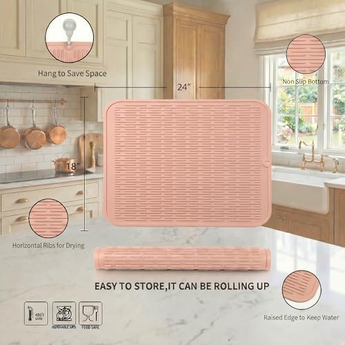 MicoYang Silicone Dish Drying Mat - Image 2