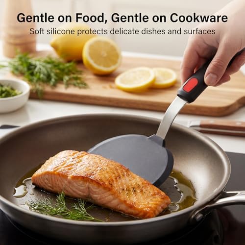 Silicone Pancake Spatula, Heat Resistant Cooking Spatula - Image 3