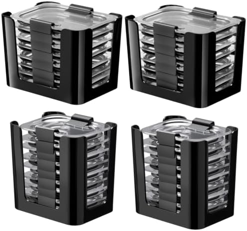 4 Pcs Lids Organizer for Rubbermaid Brilliance Lids by ofehedeve