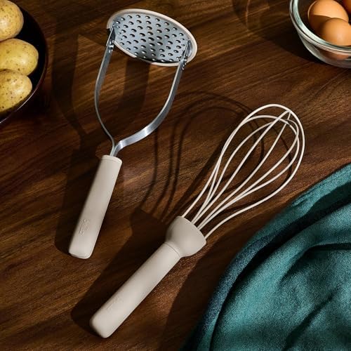 bella 2 Piece Fold Flat, Non-toxic Nonslip Masher and Whisk - Image 6