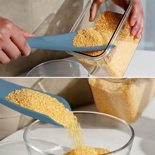 Silicone Cooking Spoon Spatula For Non-stick Cookware, 12.6" Starry Blue - Image 6