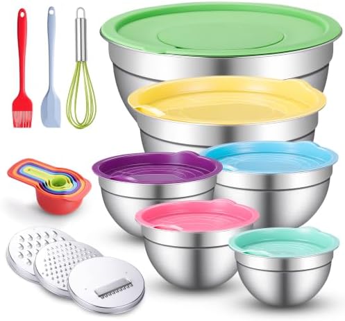 Stainless Steel Mixing Bowls by Unknown