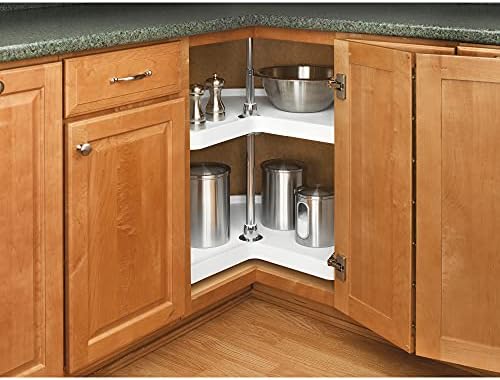 Rev-A-Shelf 28" Kidney Shaped Dual Tier Lazy Susan - Image 2