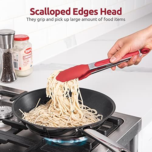 U-Taste Kitchen Tong for Cooking, 600ºF Heat-Resistant Silicone - Image 4