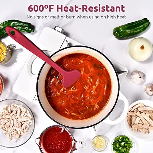 U-Taste 14in Extra Large Silicone Spatula, 600°F Heat Proof Scraper - Image 3