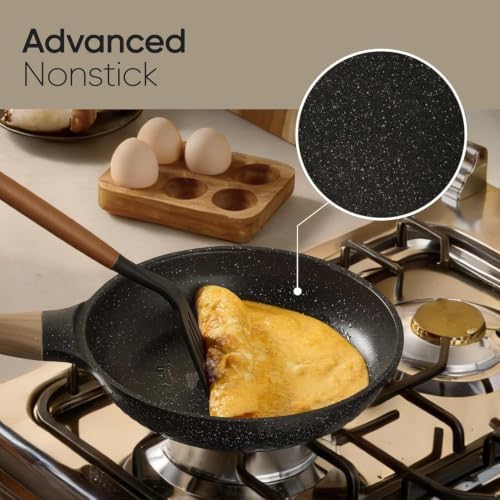 CAROTE 39pcs Nonstick Cookware Sets, Pots and Pans Set - Image 3