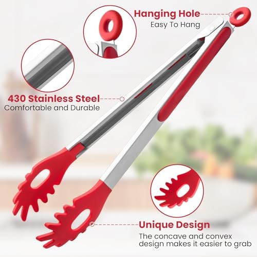 2 PCS Pasta Tong Spaghetti Tongs - Image 4
