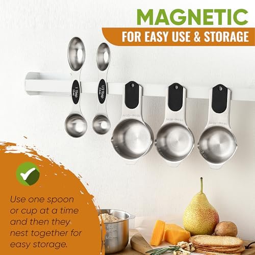Spring Chef Magnetic Measuring Cups & Spoons Set of 9 - Image 4