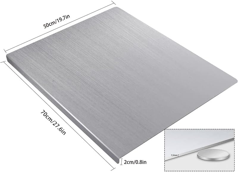 Stainless Steel Cutting Board for Kitchen, Extra Large Cutting Board Non Toxic - Image 3
