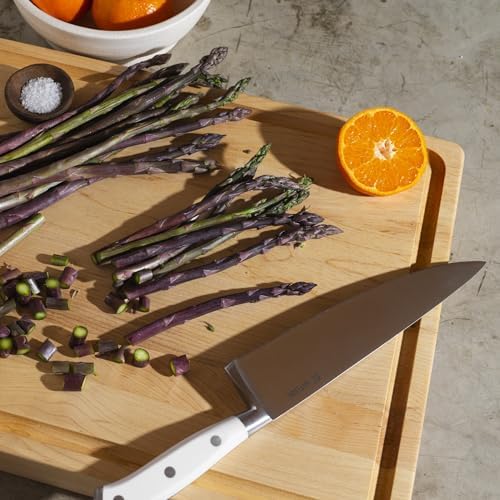 Yatoshi Knives Yatoshi Magnetic Kitchen Knife Block Set 6 Pcs White - Image 6