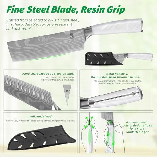 FULLHI 15pcs Japanese Knife Set - Image 3