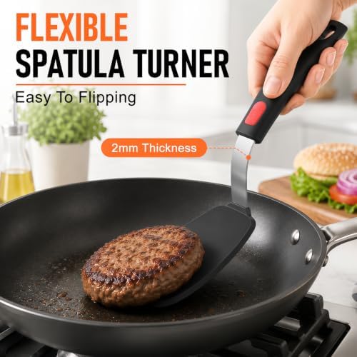 6Pcs Silicone Spatula Turner Set, Heat Resistant Silicone Spatula - Image 6