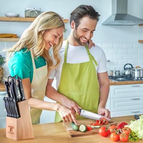 Moss & Stone 14 Pcs Kitchen Knife Set - Image 6