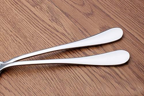 2-Pack 7.7-inch Stainless Steel Slotted Soup Serving Spoon Colander - Image 3