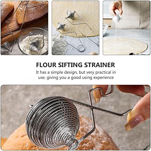 Cabilock Stainless Steel Flour Sieve Handheld Sifter - Image 3