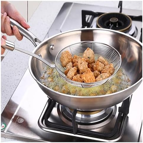 Tenta tenta kitchen Solid Stainless Steel Spider Strainer Skimmer Ladle - Image 5