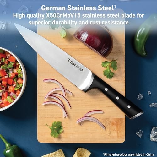 T-Fal Ice Force Bread Knife, 8 in Serrated Sourdough Slicer - Image 3