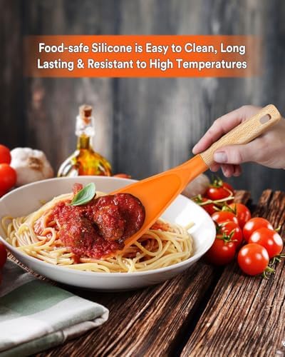 Badiano Silicone Cooking Spoon for Nonstick Cookware - Image 3