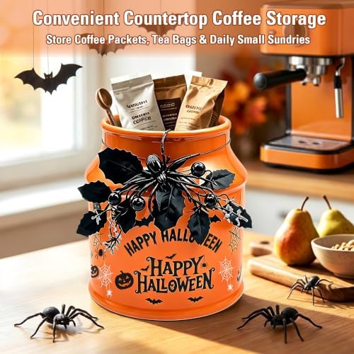 Halloween Kitchen Decor, Halloween Ceramics Utensil Holder - Image 7