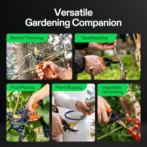 VIVOSUN 8.5" Bypass Pruning Shears - Image 6