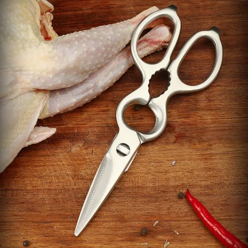 Detachable Kitchen Shears Full-Steel Forged Scissors Mirror-Polished Finish - Image 5