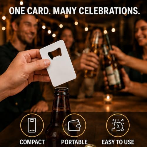 QTLCOHD 60 Pack Credit Card Bottle Opener - Image 7