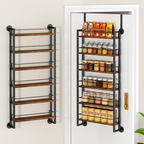IBUYKE Over the Door Spice Organizer, Door or Wall Mount by IBUYKE