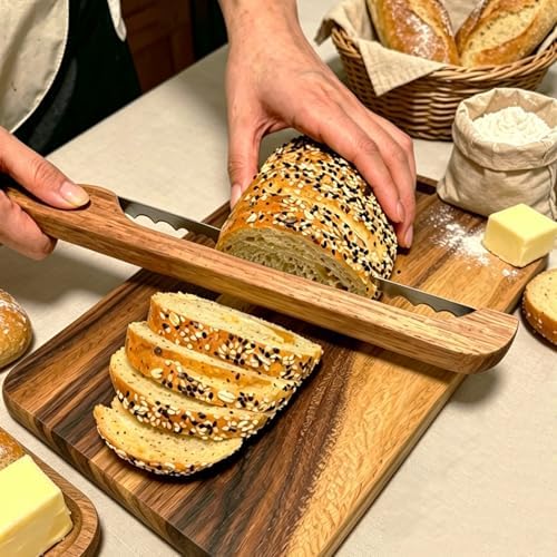 Sourdough Bread Knife for Homemade Bread, Bread Slicer-Cutter& Bread Bow Knife - Image 4