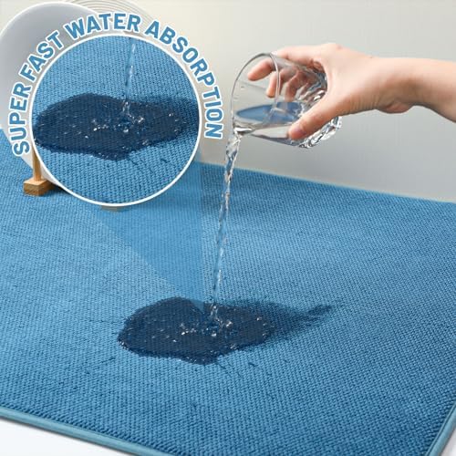 Hushee 2 Pcs Dish Drying Mats for Kitchen Counter, 30 x 24 Inch - Image 3